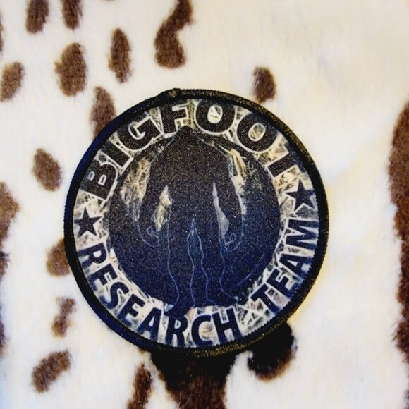 Bigfoot Sasquatch DYI Fabric Hat Patch Glue Iron On Sew Custom Hat Patch - Picture 5 of 5